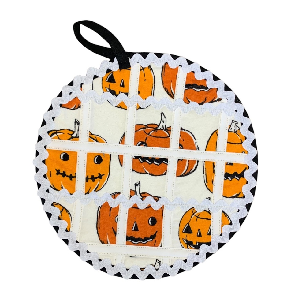 Handmade Pumpkin Pie Pot Holder